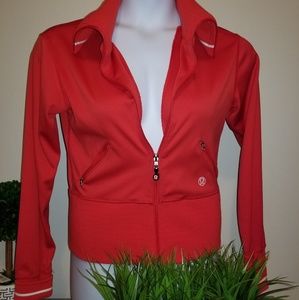 Lululemon Red Zipup Sweater